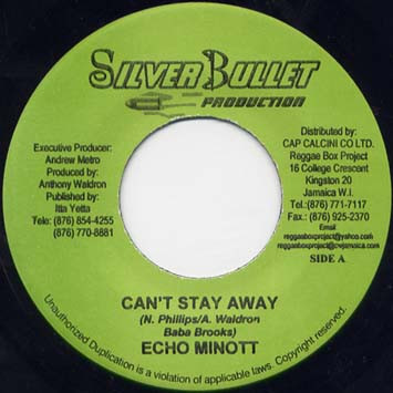 Album herunterladen Echo Minott - Cant Stay Away