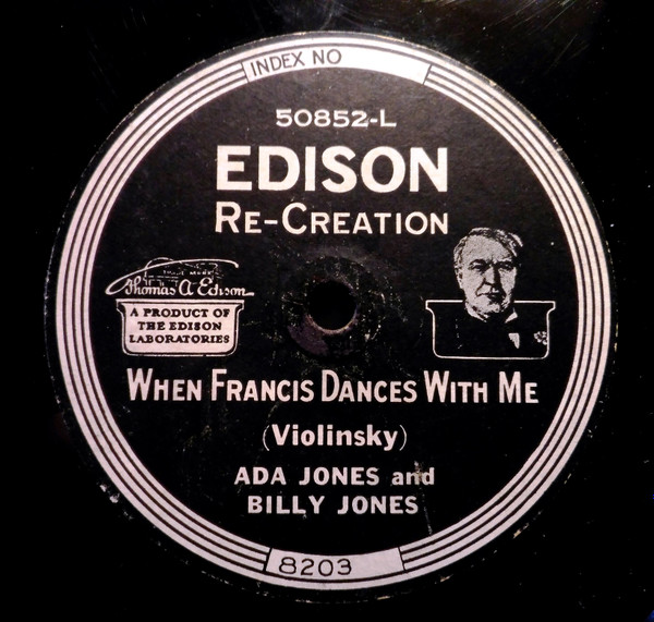 ladda ner album Ada Jones & Billy Jones - On A Little Side Street When Francis Dances With Me
