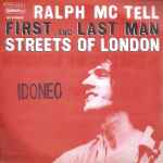 Cover of First And Last Man / Streets Of London, 1971, Vinyl