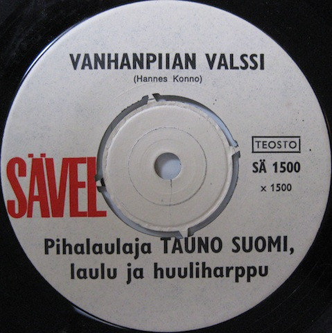 Pihalaulaja Tauno Suomi – Vanhanpiian Valssi / Säkkijärven Polkka (1963,  Vinyl) - Discogs