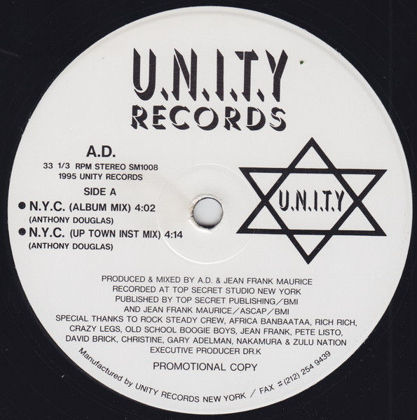 A.D. – N.Y.C. (1995, Vinyl) - Discogs