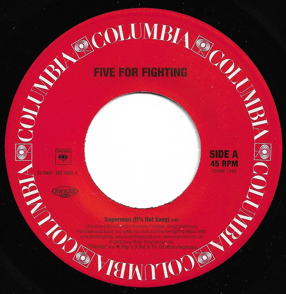 Superman (It's Not Easy) by Five for Fighting  Five for fighting,  Soundtrack to my life, Favorite lyrics