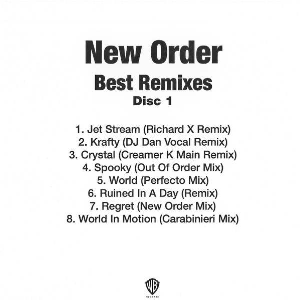 New Order - Best Remixes (US DMD) | Releases | Discogs