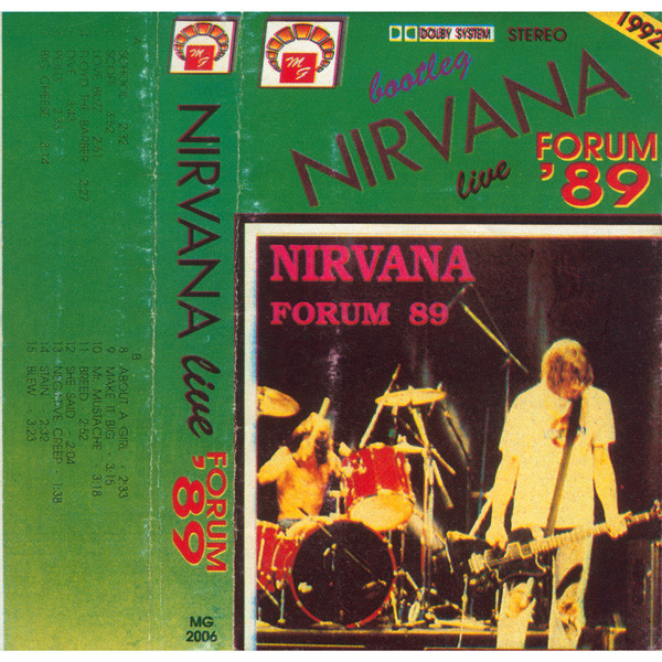 Nirvana – Forum 89 (1992, Yellow lettering, CD) - Discogs