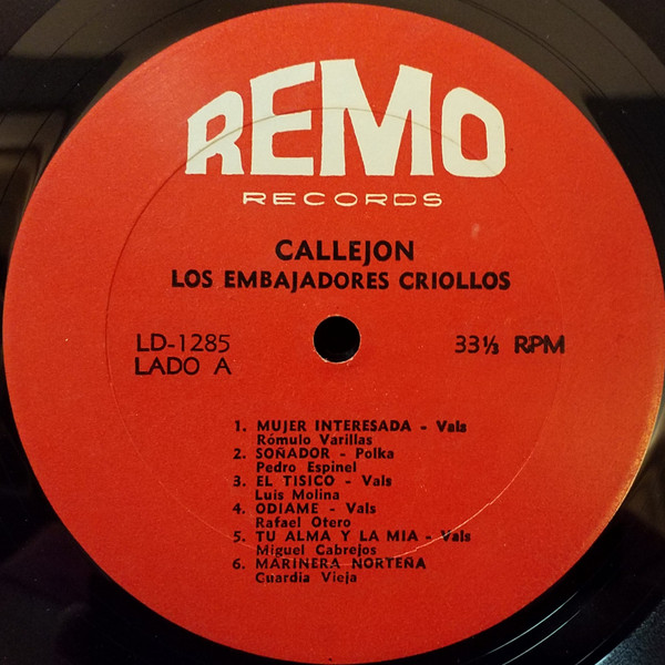 télécharger l'album Los Embajadores Criollos - Callejón