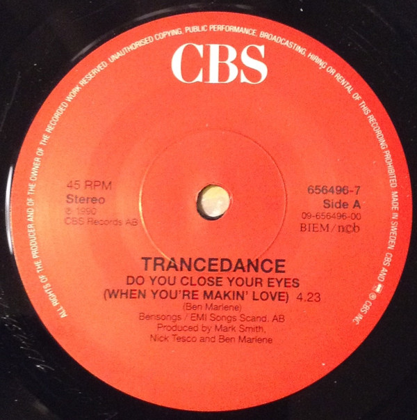 baixar álbum Trance Dance - Do You Close Your Eyes When Youre Makin Love