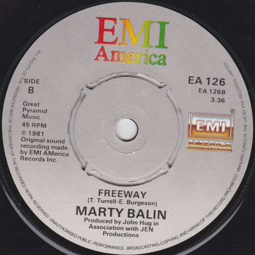 Marty Balin – Hearts (1981, Vinyl) - Discogs