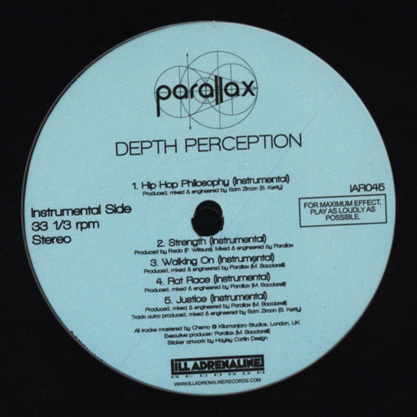 télécharger l'album Parallax - Depth Perception
