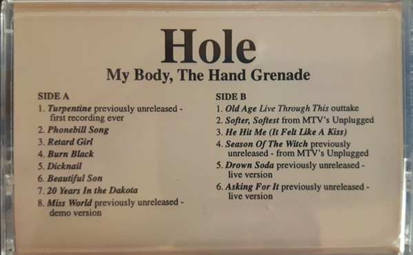 Hole - My Body, The Hand Grenade | Releases | Discogs