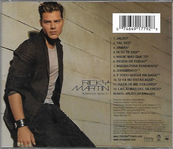 Ricky Martin - Almas Del Silencio | Sony Discos (CK 91779) - 3