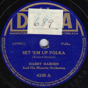 "Happy" Harry Harden's Musette Orchestra - Set 'Em Up Polka album cover