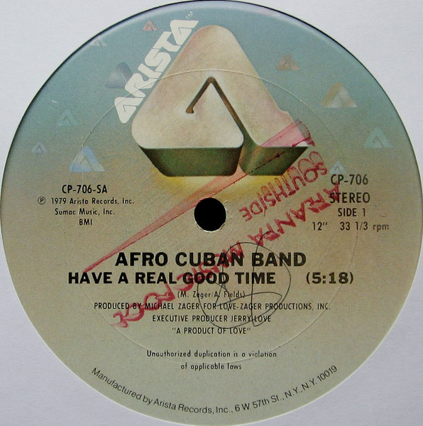 新規入荷Afro Cuban Band – Have A Real Good Time 洋楽