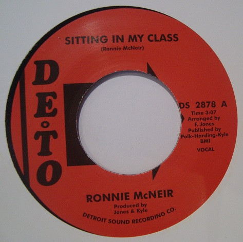 Ronnie McNeir – Sitting In My Class (1966, Vinyl) - Discogs