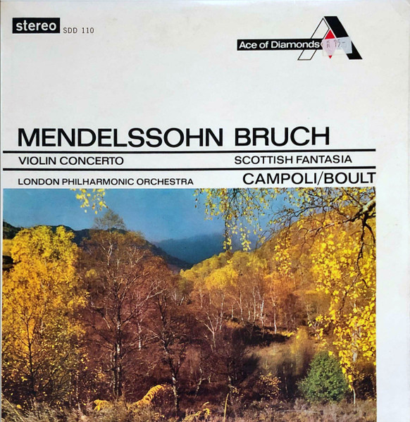 Mendelssohn / Bruch, Campoli, London Philharmonic Orchestra, Boult