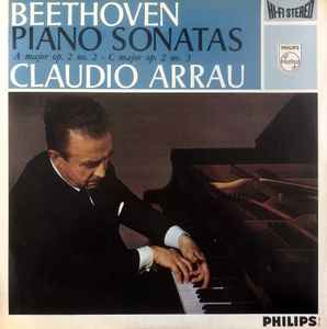 Ludwig van Beethoven - Piano Sonatas • A Major Op.2 No.2 - C Major Op.2 No.3 album cover
