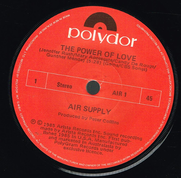 last ned album Air Supply - The Power Of Love You Are My Lady Sunset