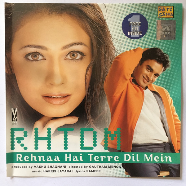 Harris Jayaraj, Sameer - Rehnaa Hai Terre Dil Mein | Releases