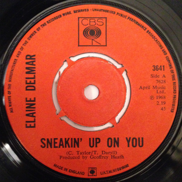 Elaine Delmar – Sneakin' Up On You (1968, Vinyl) - Discogs