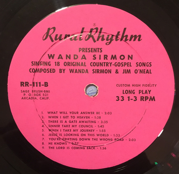 baixar álbum Wanda Sirmon - Singing 18 Original Country Gospel Songs