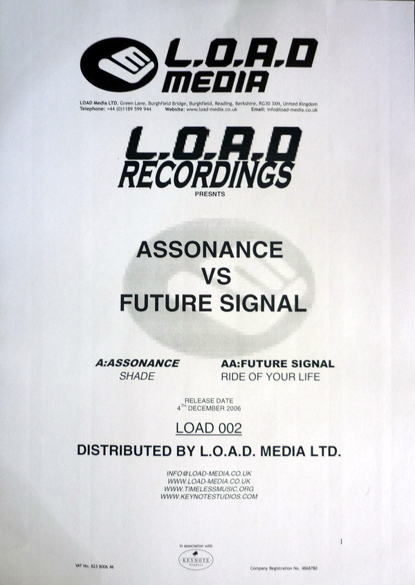 ladda ner album Assonance Vs Future Signal - Shade Ride Of Your Life