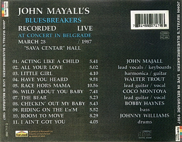 last ned album John Mayall - John Mayall U Beogradu