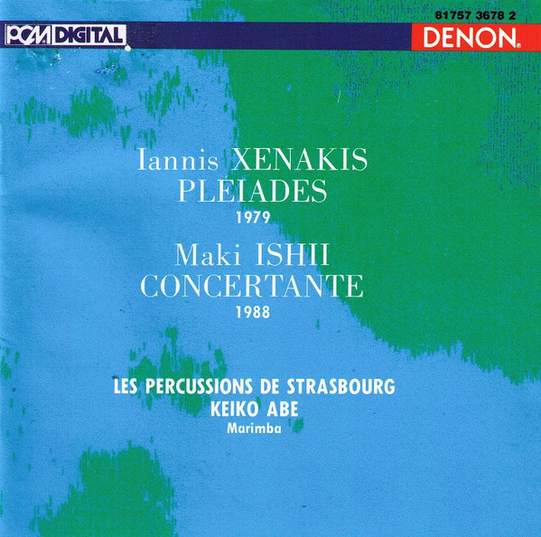 Iannis Xenakis, Maki Ishii, Les Percussions De Strasbourg, Keiko