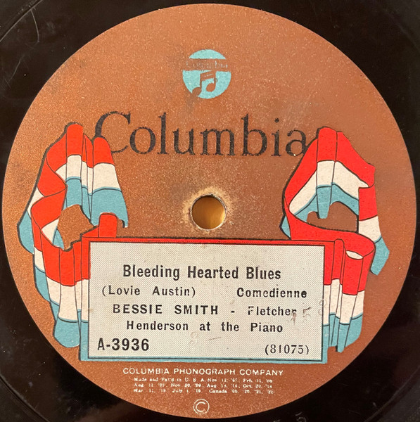 Bessie Smith – Bleeding Hearted Blues / Midnight Blues (1924, Flag