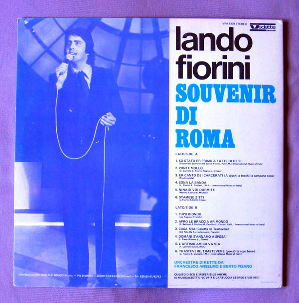 télécharger l'album Lando Fiorini - Souvenir Di Roma