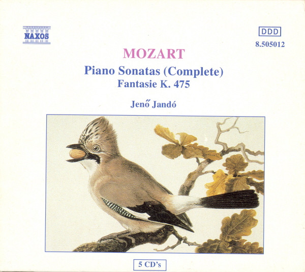 lataa albumi Mozart Jenö Jandó - Piano Sonatas Complete Fantasie K 475