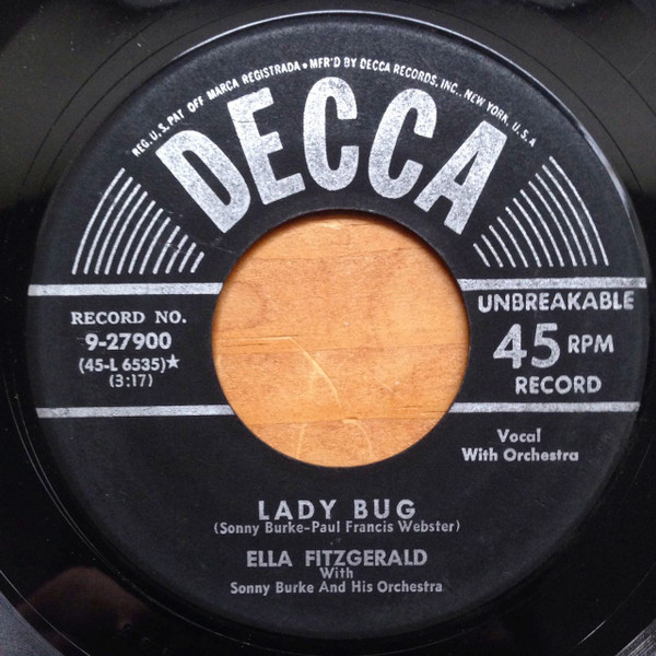 lataa albumi Ella Fitzgerald With Sonny Burke And His Orchestra, The Rhythmaires - Baby Doll Lady Bug