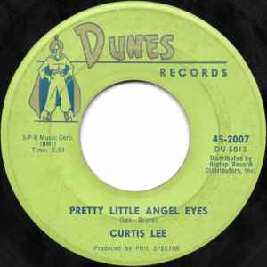 Curtis Lee - Pretty Little Angel Eyes / Gee How I Wish You Were Here album cover