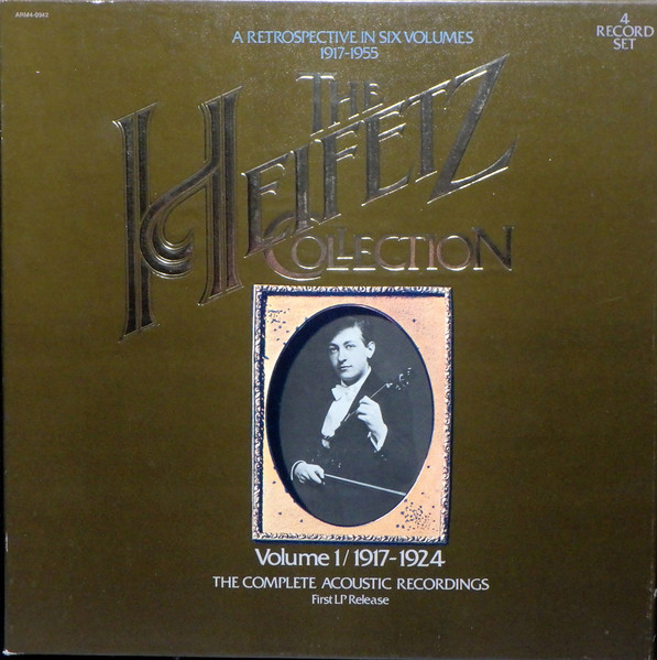 Jascha Heifetz – The Heifetz Collection • Volume 1 / 1917-1924 