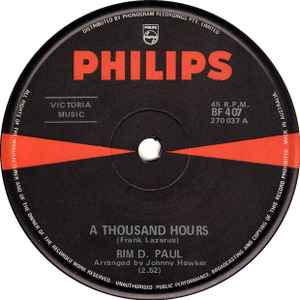 Rim D. Paul - A Thousand Hours album cover