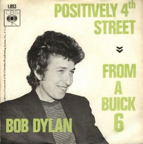 ラウンド 【ボブ・ディラン/EU原盤45】BOB DYLAN『寂しき4番街 