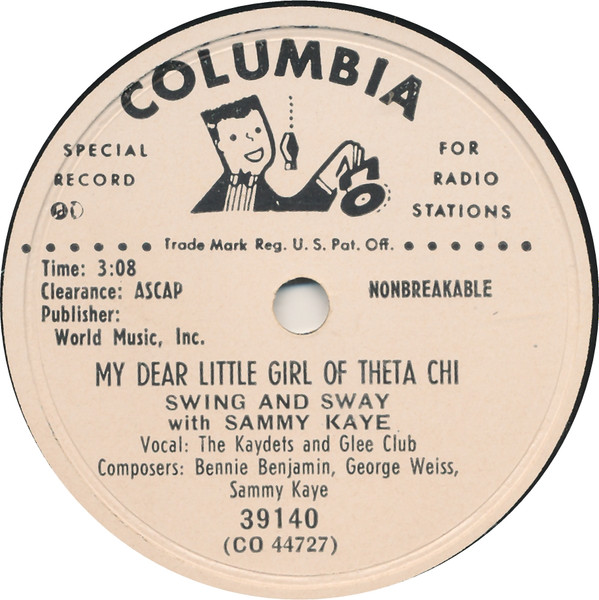 télécharger l'album Swing And Sway With Sammy Kaye - Tell Me You Love Me My Dear Little Girl Of Theta Chi