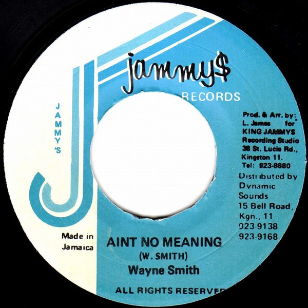 Wayne Smith – Aint No Meaning (Vinyl) - Discogs