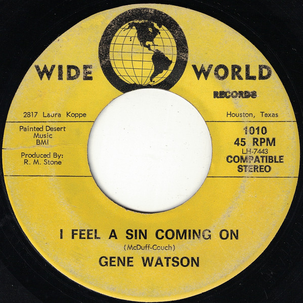 télécharger l'album Gene Watson - I Feel A Sin Coming On Lie To Me