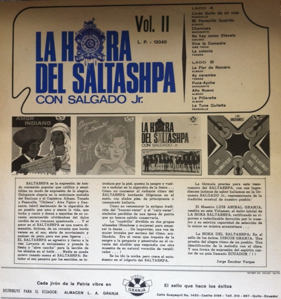 descargar álbum Orquesta Salgado Jr - La Hora Del Saltashpa Vol II