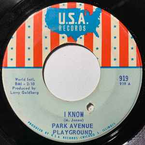 Park Avenue Playground - I Know / The Trip album cover