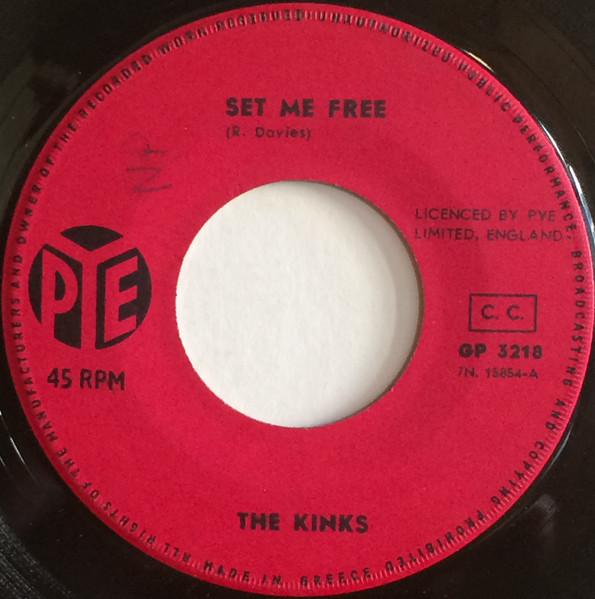 The Kinks – Set Me Free / I Need You (1965, Vinyl) - Discogs