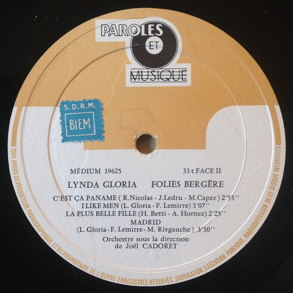 baixar álbum Lynda Gloria - Folies Bergères