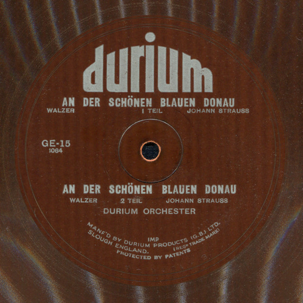 lataa albumi Durium Orchester - An Der Schönen Blauen Donau