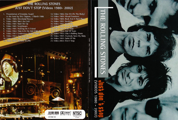 baixar álbum Download The Rolling Stones - Just Dont Stop Videos 1980 2002 album