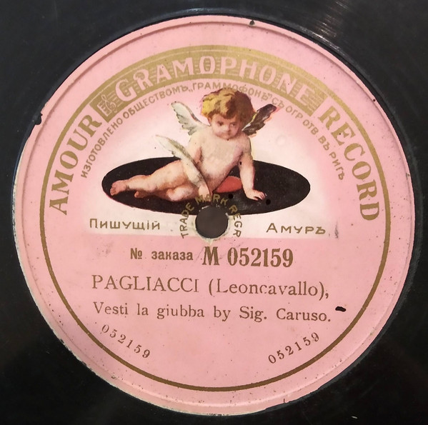 Sig. Caruso Pagliacci 1912 Shellac Discogs