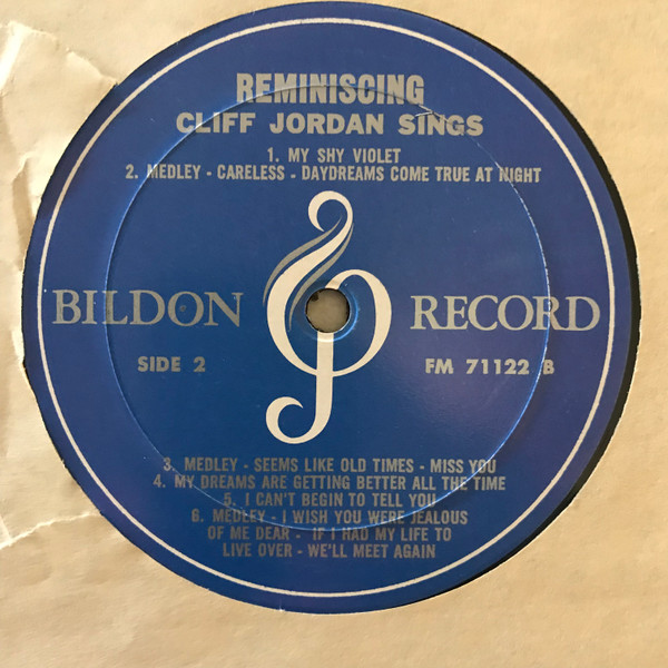 lataa albumi Cliff Jordan, Bill Hamilton - Reminiscing