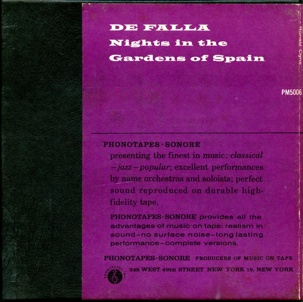 ladda ner album De Falla Guiomar Novaes, Pro Musica Symphony Vienna, Hans Swarowsky - Nights In The Gardens Of Spain