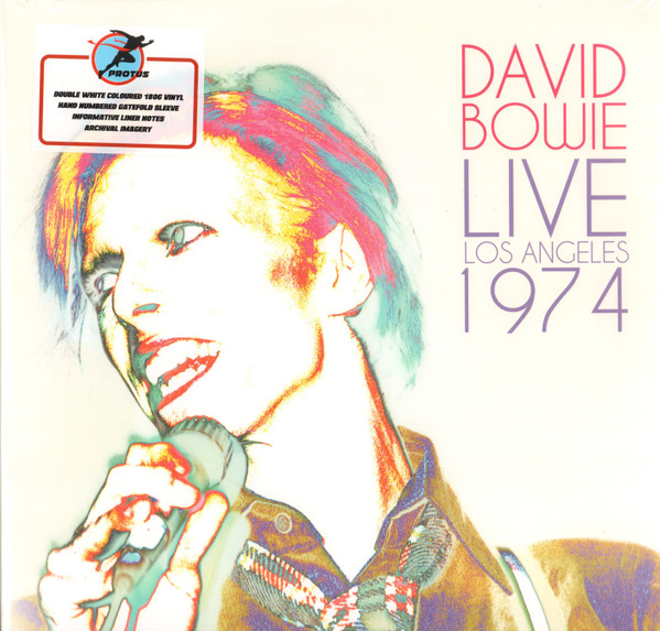 David Bowie – Live Los Angeles 1974 (2022, White, 180g, Vinyl