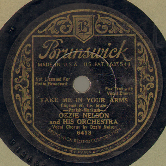 descargar álbum Ozzie Nelson And His Orchestra - Take Me In Your Arms This Is No Dream