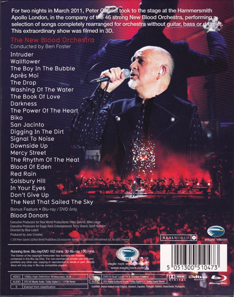 Peter Gabriel – New Blood - Live In London (2011