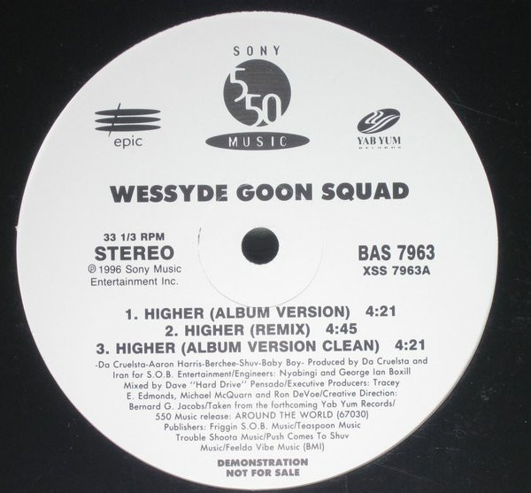 Wessyde Goon Squad – Higher (1996, CD) - Discogs